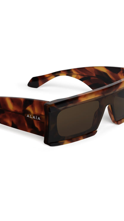 Alaïa Rectangular Mask Sunglasses