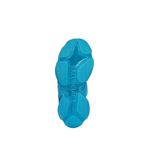 Balenciaga Triple S Clear Sole Teal Blue