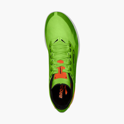 Brooks Draft XC Spikeless Green Gecko/Red Orange/White