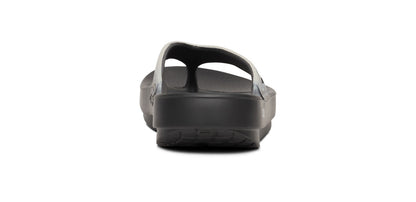 Oofos Women's Sport Slide Black & Chalk