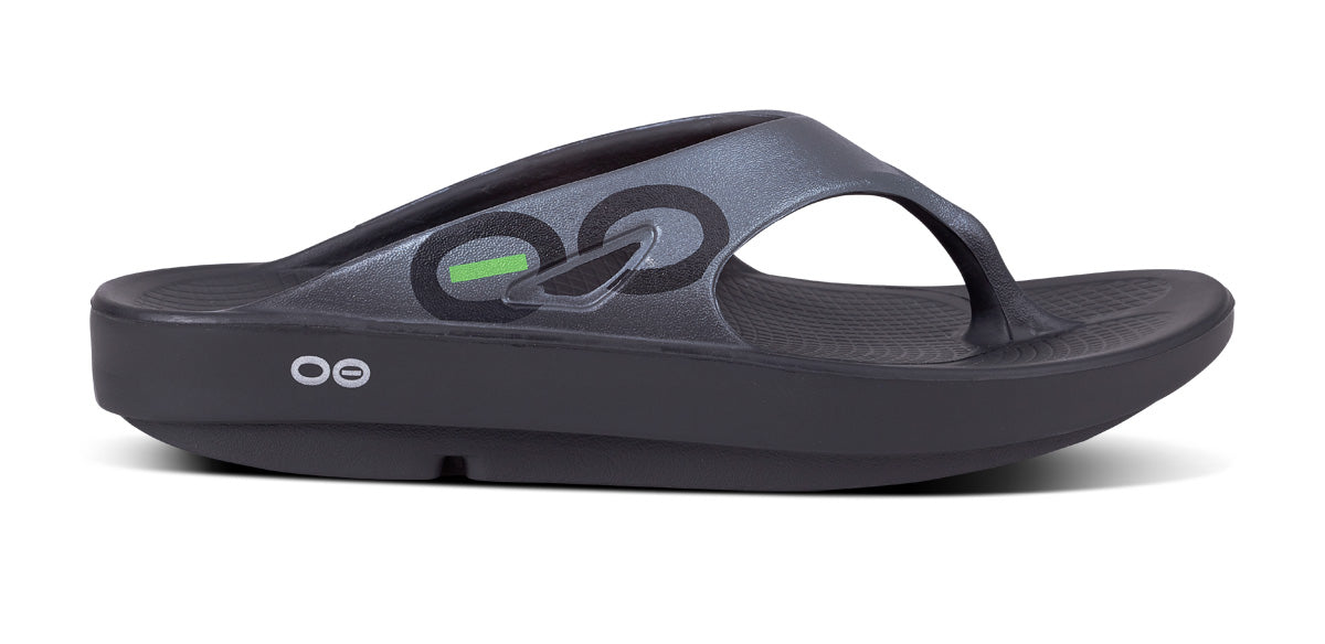 Oofos Women's Sport Sandal Graphite