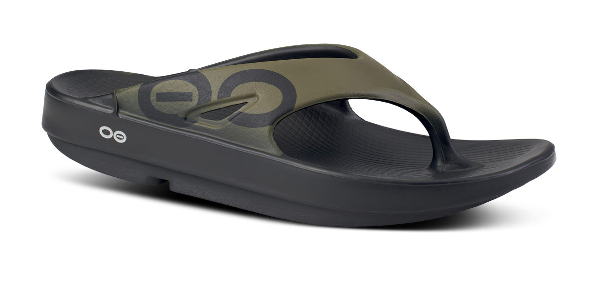 Oofos Women's Sport Sandal Tactical Green