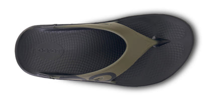 Oofos Men's Sport Sandal Tactical Green