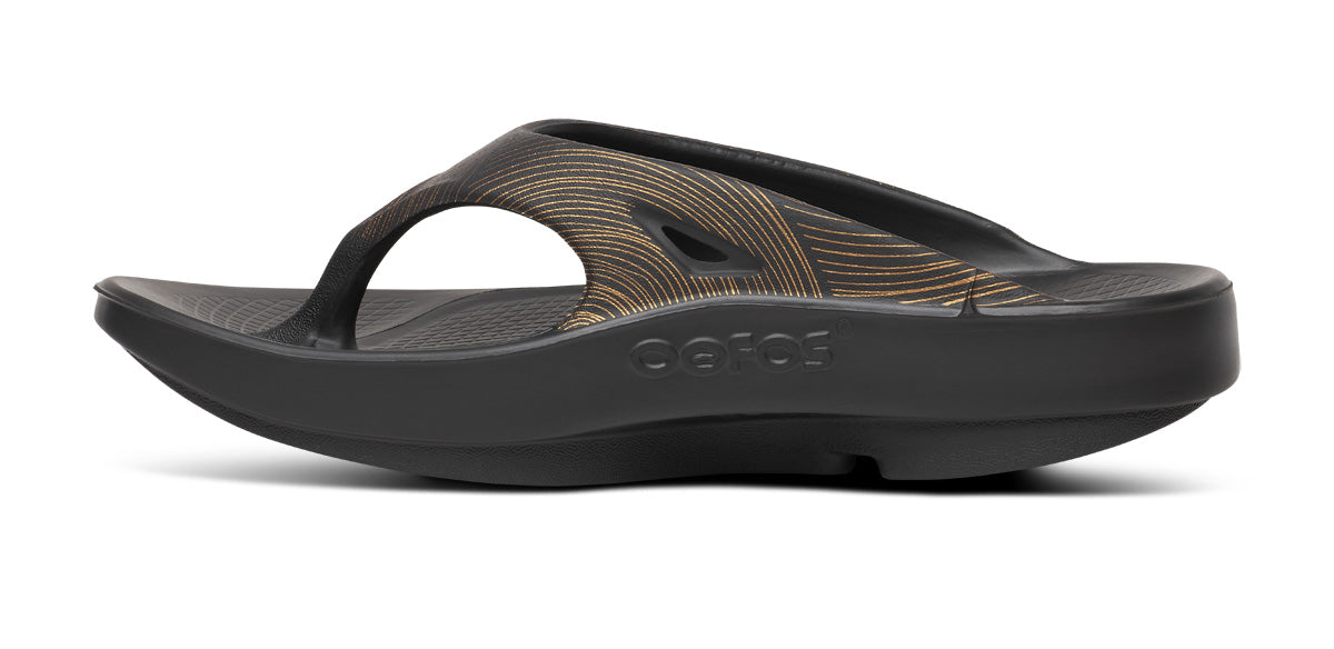 Oofos Women's Limited Sandal Black Athena