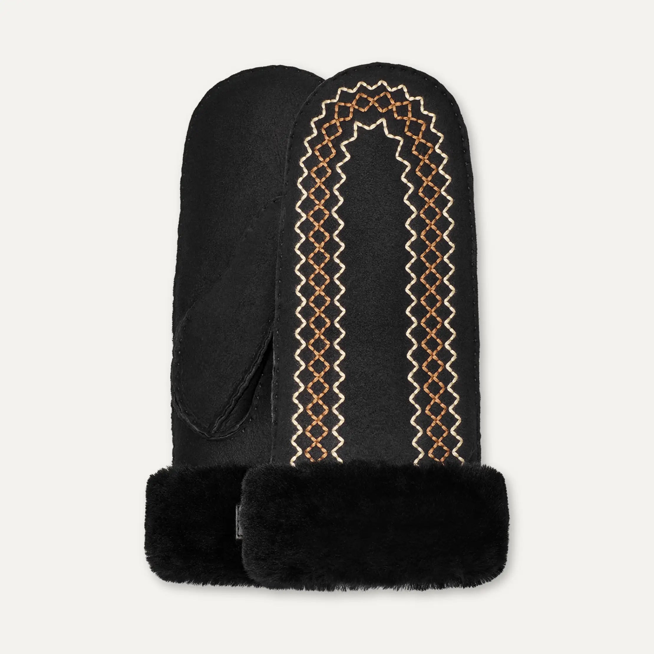 Ugg Atherson Embroidered Mitten Black