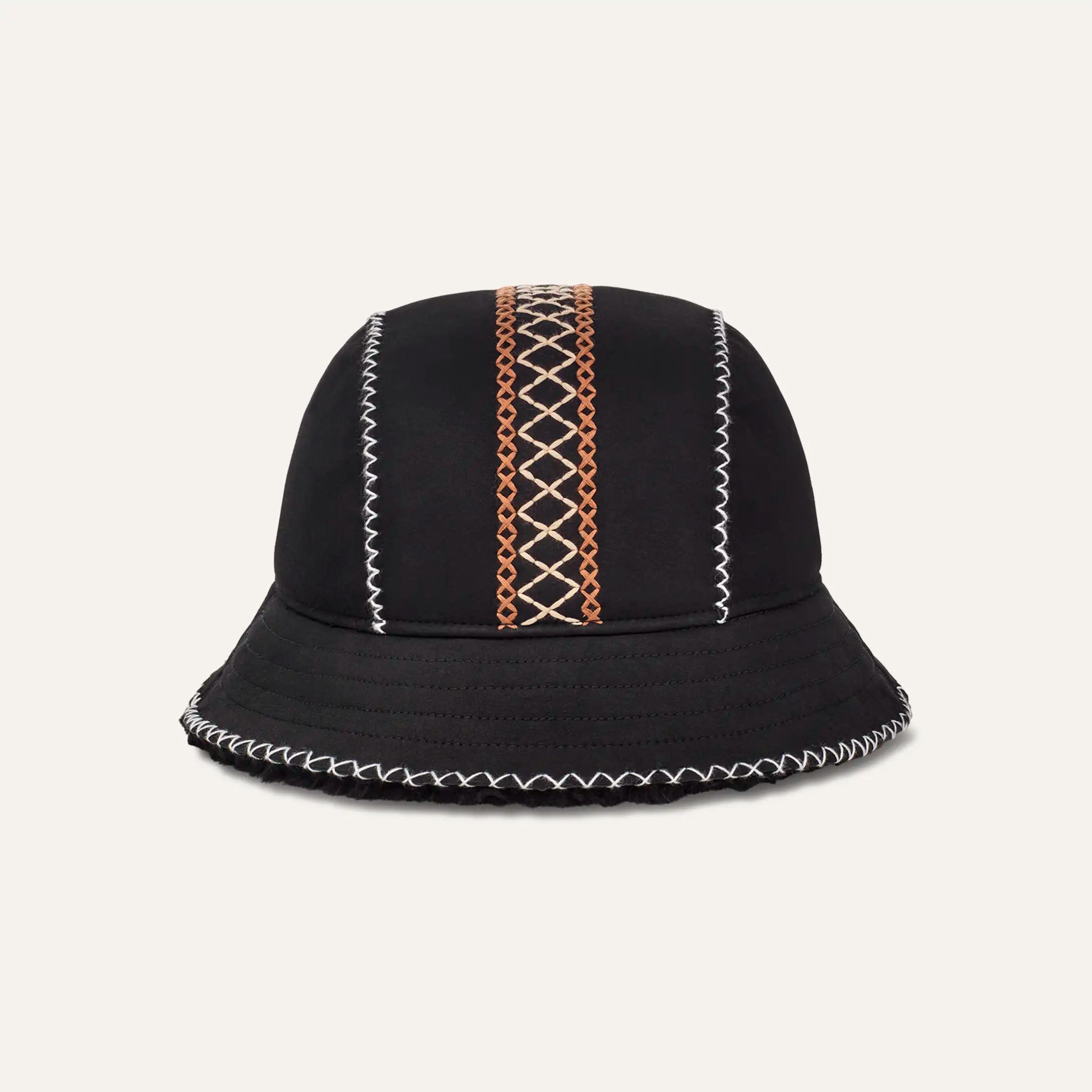 Ugg Atherson Embroidered Hat Black