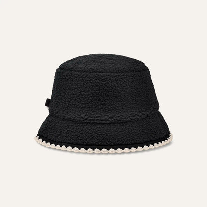 Ugg Uggfluff Scalloped Hat Black
