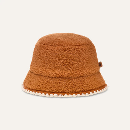 Ugg Uggfluff Scalloped Hat Chestnut