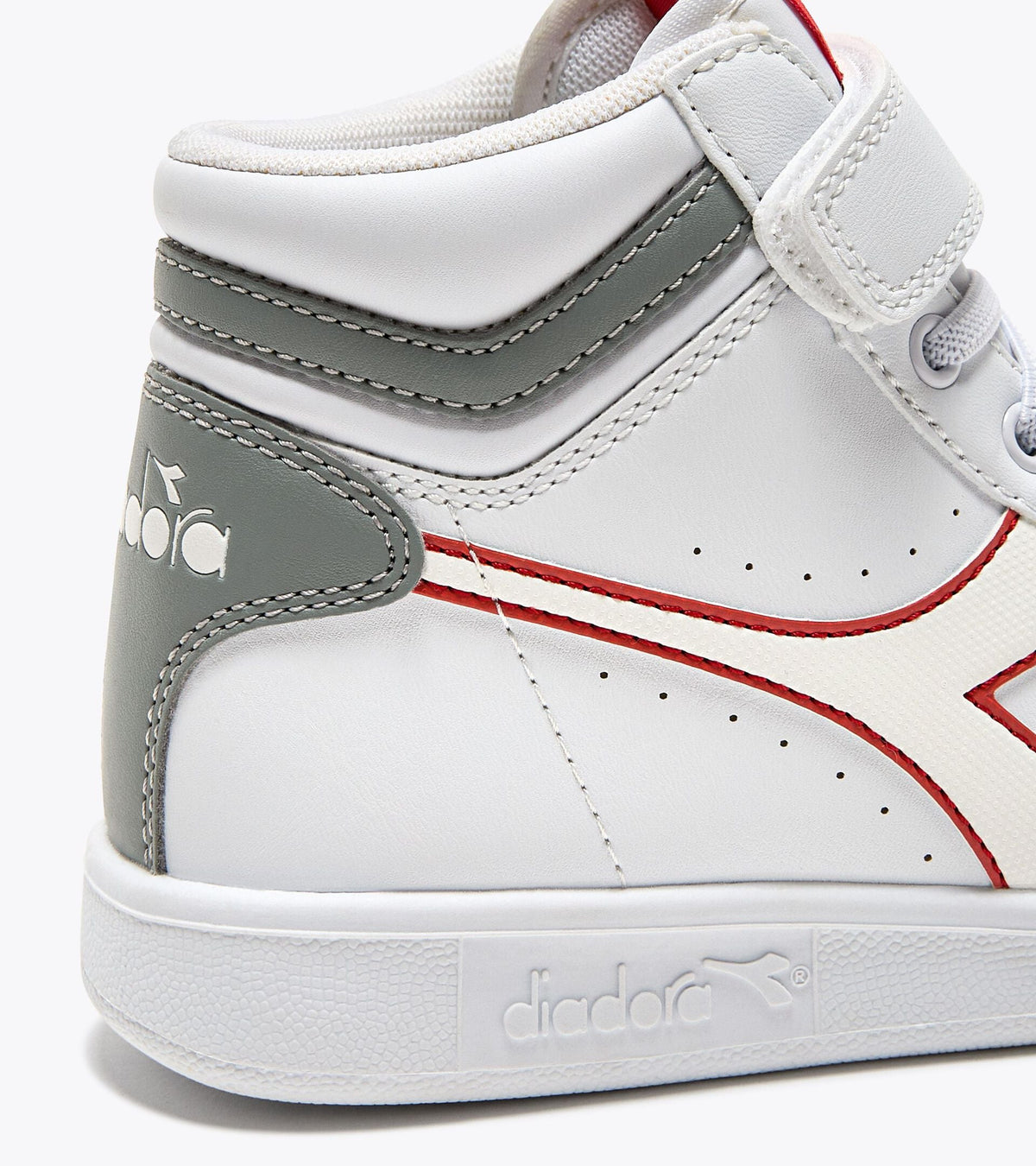 Diadora Game P High Ps White/Ultimate Gray/Cayenne