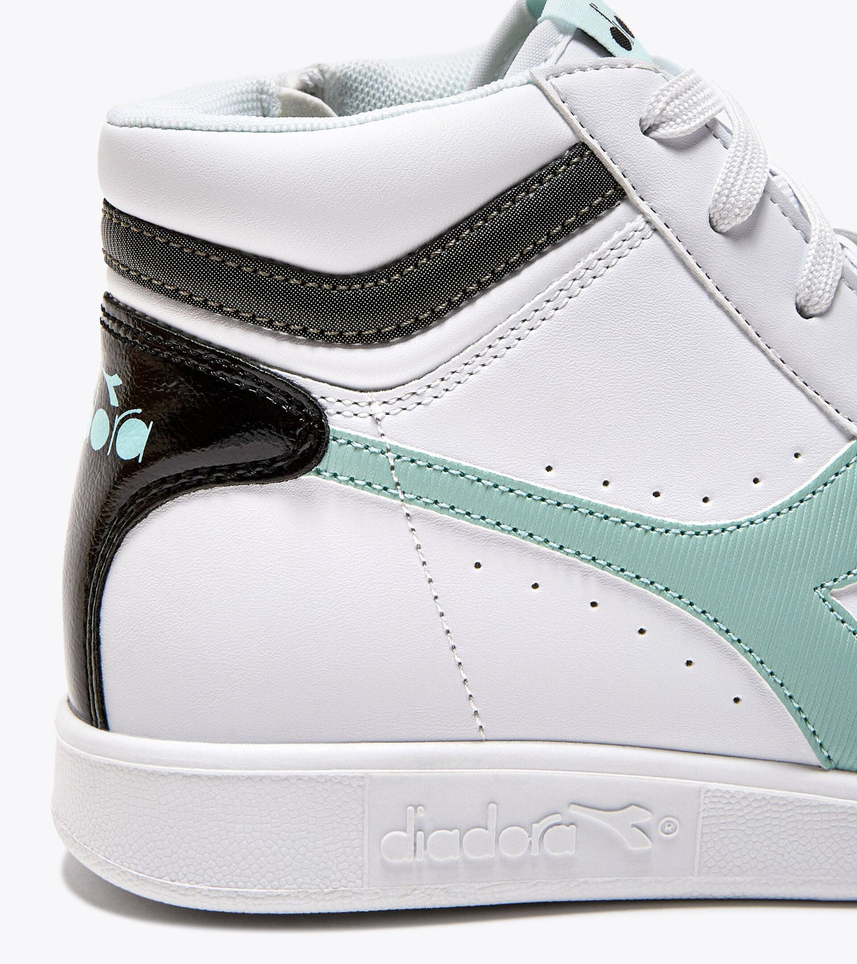 Diadora Game P High Girl Gs White/Black/Icy Morn