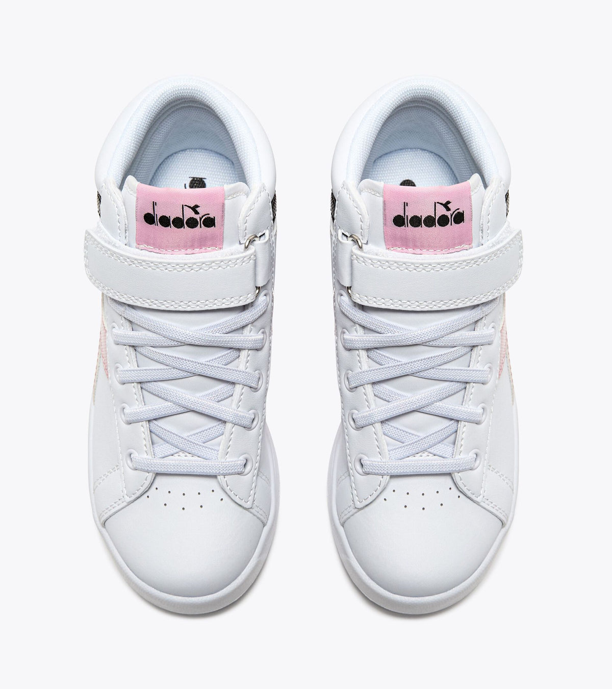 Diadora Game P High Girl Ps White/Black/Pink Lady