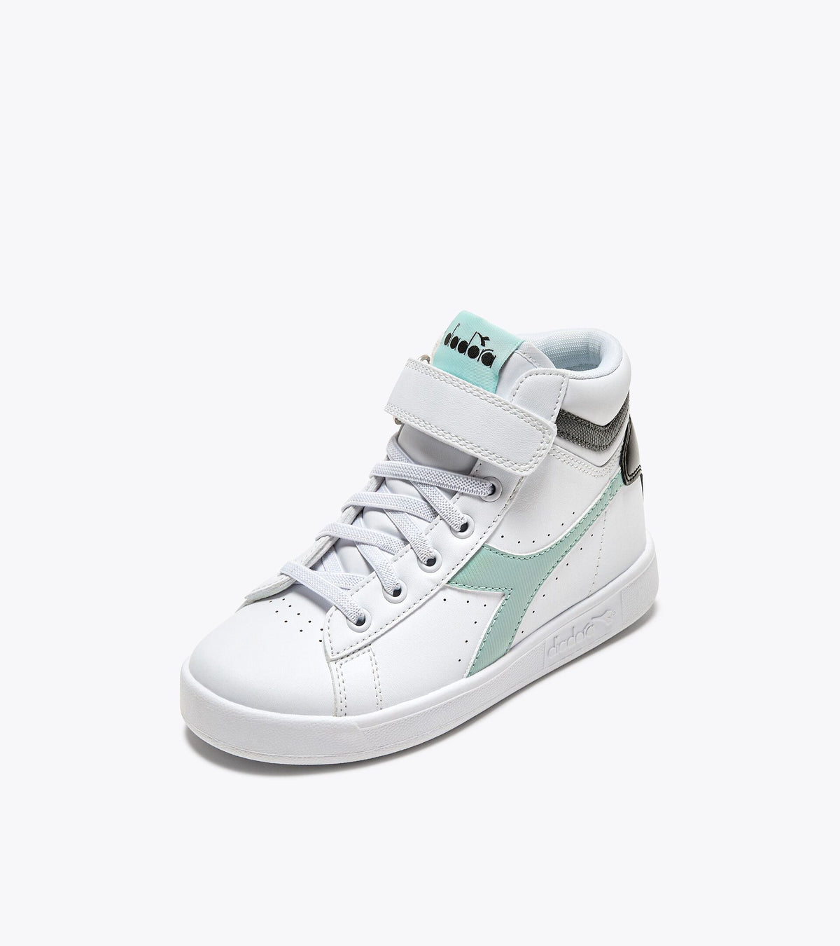 Diadora Game P High Girl Ps White/Black/Icy Morn