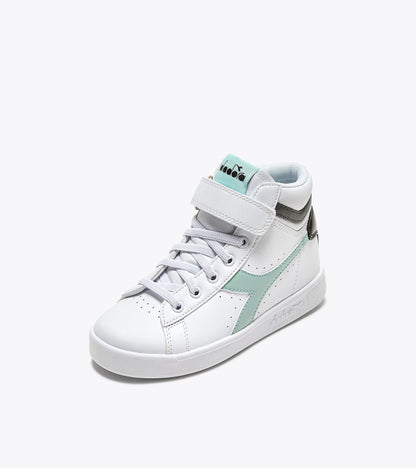 Diadora Game P High Girl Ps White/Black/Icy Morn
