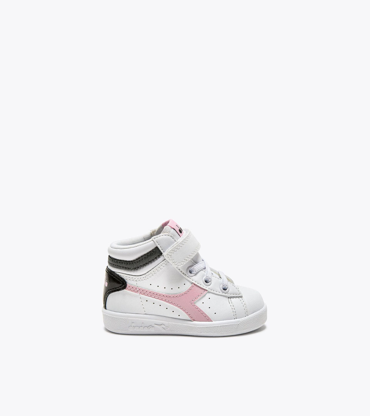 Diadora Game P High Girl Td White/Black/Pink Lady