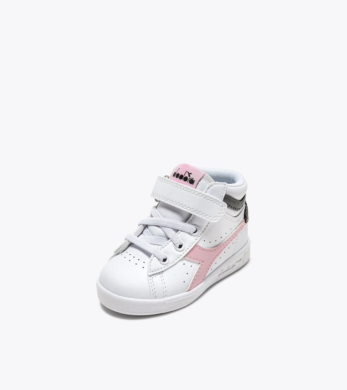 Diadora Game P High Girl Td White/Black/Pink Lady
