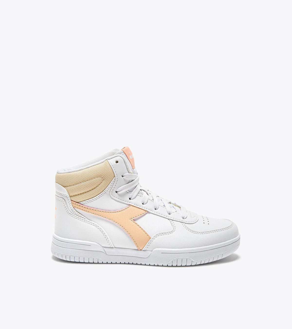 Diadora Raptor Mid Gs White/Peach Parfait