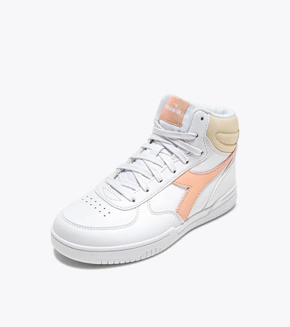Diadora Raptor Mid Gs White/Peach Parfait