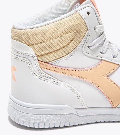 Diadora Raptor Mid Gs White/Peach Parfait