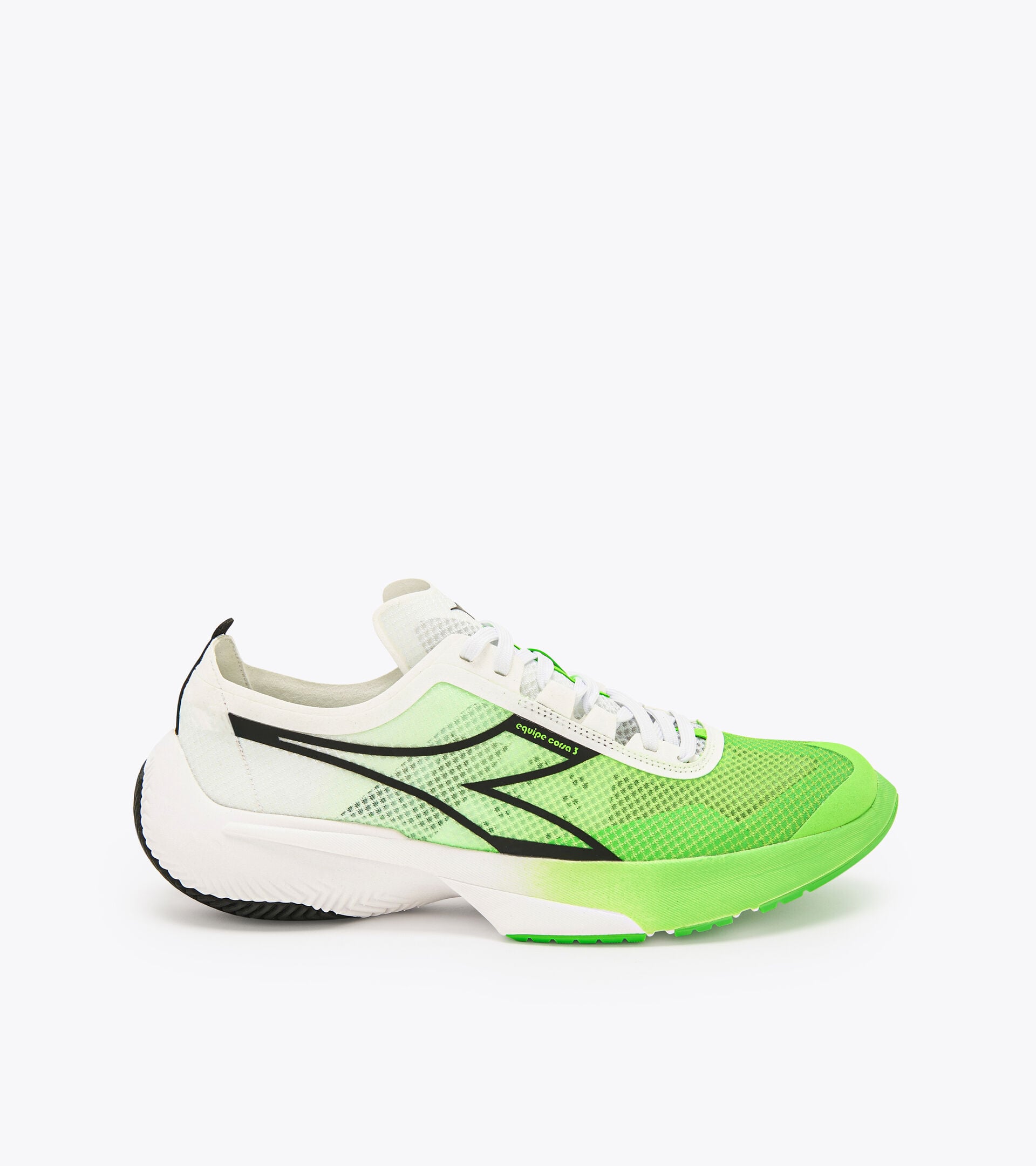Diadora Equipe Corsa 3 White/Black/Green Fl