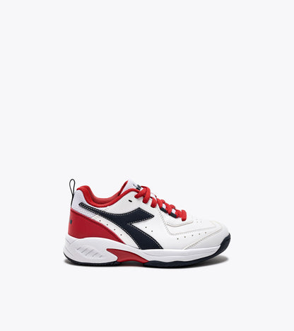Diadora S. Challenge 5 Sl Jr White/Blue Corsair/Fiery Red