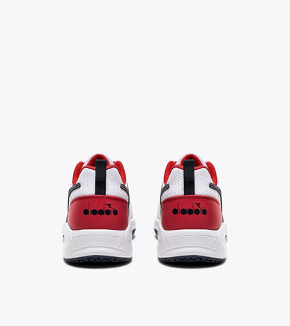 Diadora S. Challenge 5 Sl Jr White/Blue Corsair/Fiery Red
