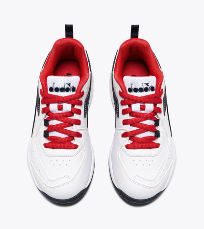 Diadora S. Challenge 5 Sl Jr White/Blue Corsair/Fiery Red