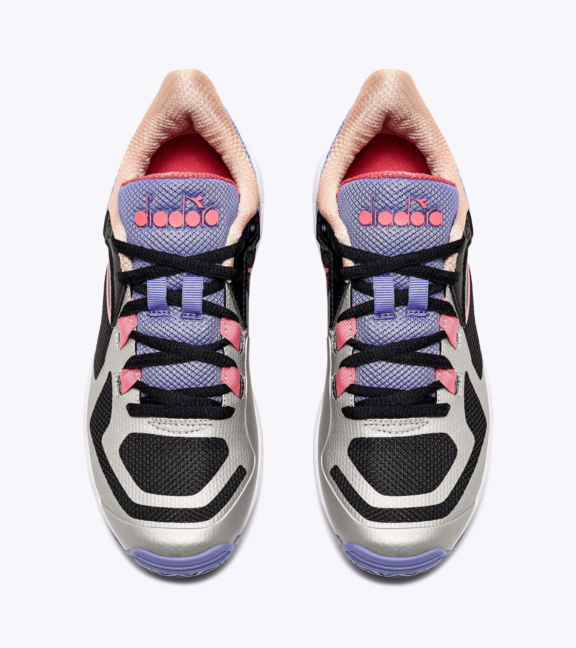 Diadora Trofeo 2 W Ag Pkl Black/Calypso Coral