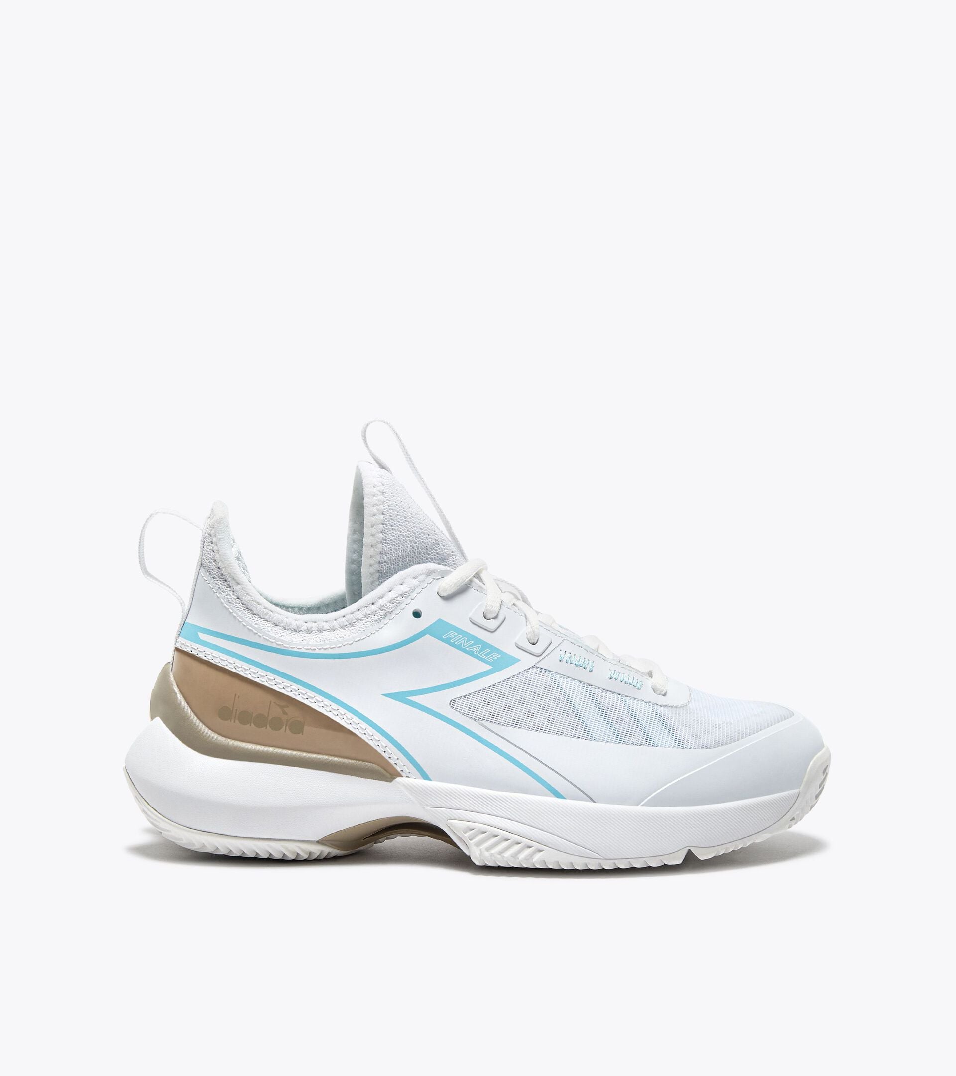 Diadora Finale W Clay White/Corydalis Blue
