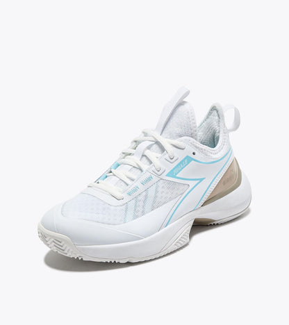 Diadora Finale W Clay White/Corydalis Blue