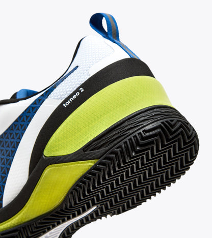 Diadora Blushield Torneo 2 Clay White/Deja Vu Blue/Black
