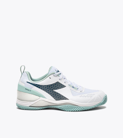 Diadora Blushield Torneo 2 W Clay White/Legion Blue/Surf Spray