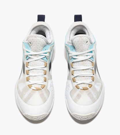 Diadora Speed Blushield Fly 4 + W Ag White/Blue Corsair