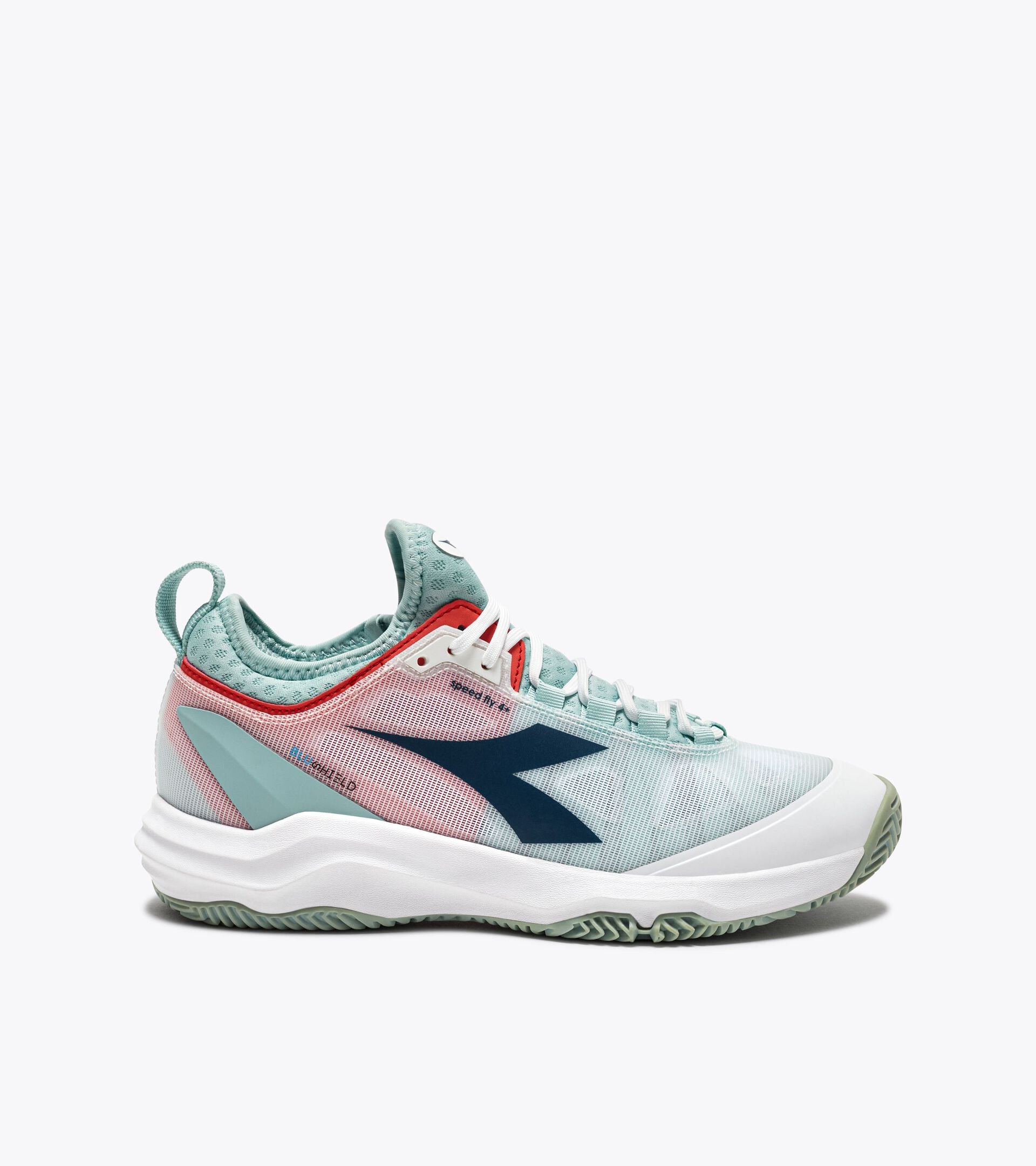 Diadora Speed Blushield Fly 4 + W Ag White/Legion Blue/Surf Spray
