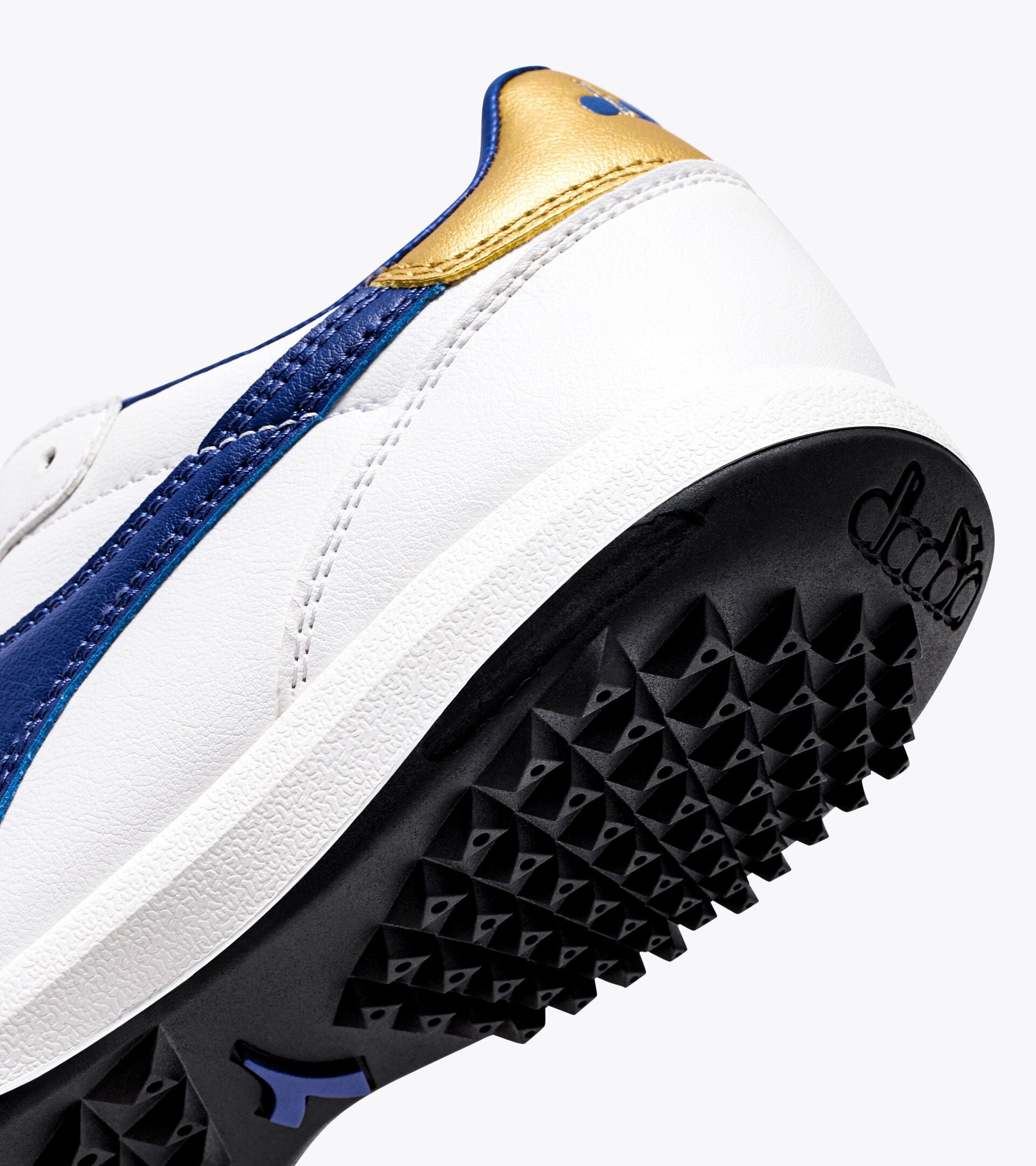 Diadora Brasil 2 R Tfr White/Mazarine Blue/Gold
