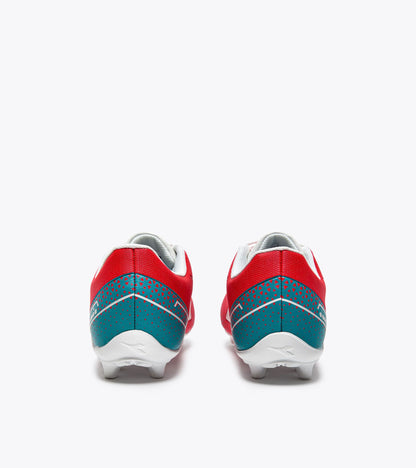 Diadora Pichichi 6 Md Jr Fluo Red/Vapor Blue/Tile Blue