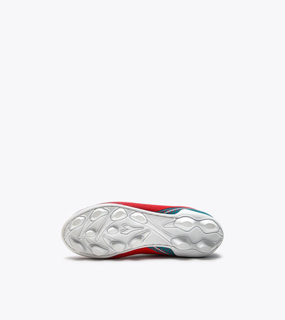 Diadora Pichichi 6 Md Jr Fluo Red/Vapor Blue/Tile Blue