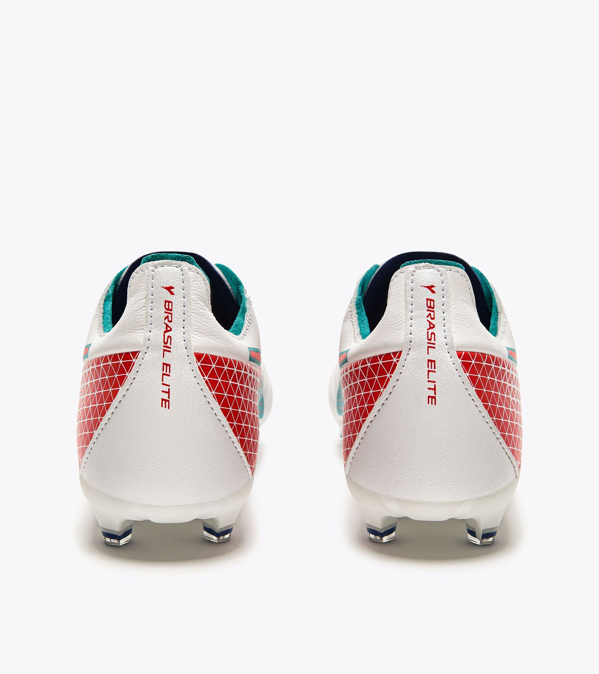 Diadora Brasil Elite Gr Lt W Lp12 Wht/Tile Blue/Fluo Red
