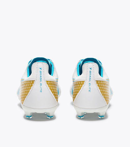 Diadora Brasil Elite Gr Lt W Lp12 White/Blue Fluo/Rich Gold