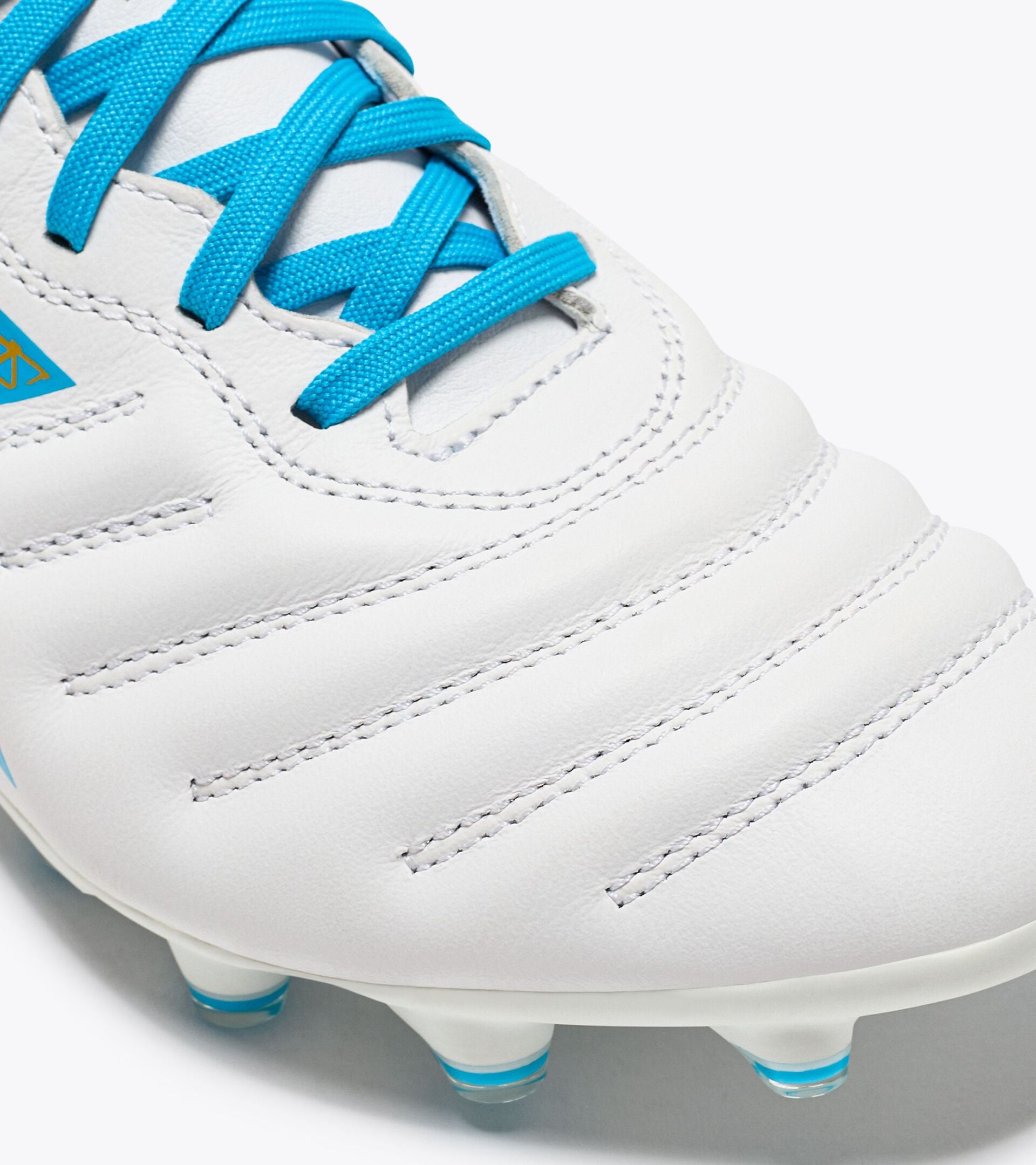 Diadora Brasil Elite Gr Lt W Lp12 White/Blue Fluo/Rich Gold
