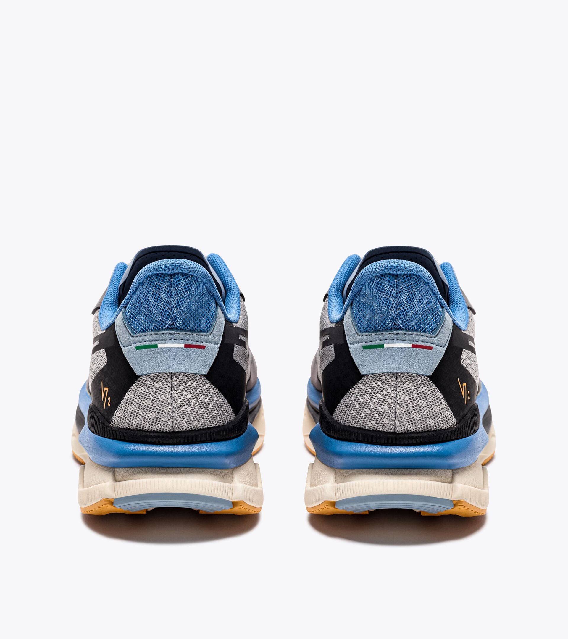 Diadora Atomo V7000-2 Silver Dd/Black/Pacific Coast