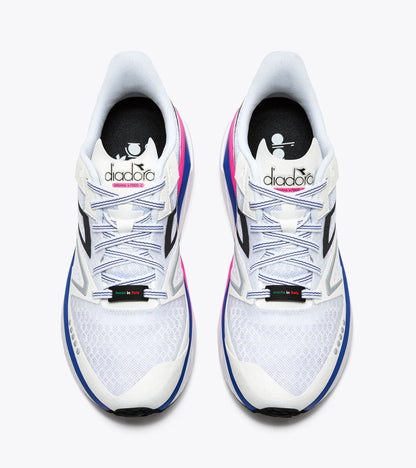 Diadora Atomo V7000-2 White/Surf The Web/Pink Fluo