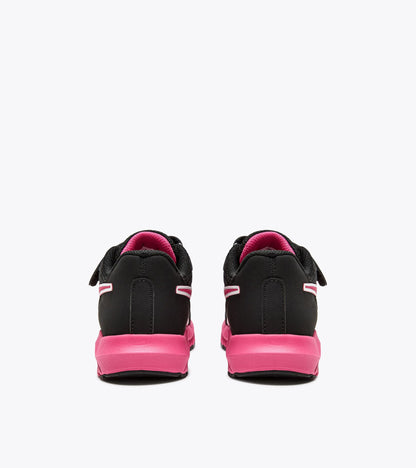 Diadora Falcon 4 Jr V Black/Raspberry Sorbet