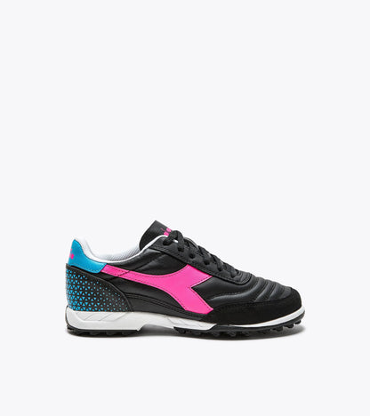 Diadora Calcetto Gr Lt Tf Y Blk/Pink Fluo/Cyan Blue Fluo