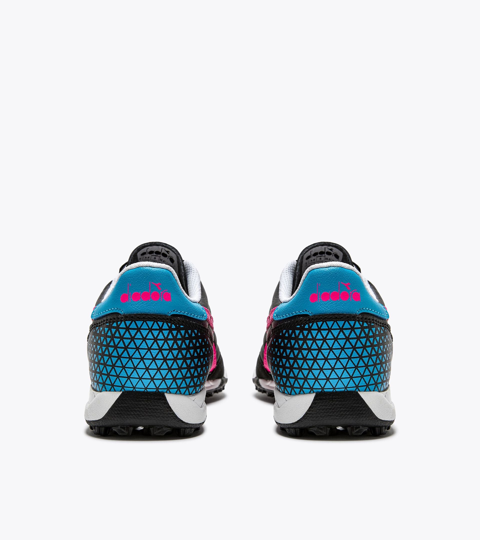 Diadora Calcetto Gr Lt Tf Y Blk/Pink Fluo/Cyan Blue Fluo