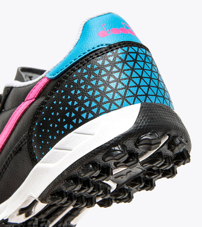 Diadora Calcetto Gr Lt Tf Y Blk/Pink Fluo/Cyan Blue Fluo