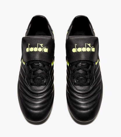 Diadora Brasil Lt T Mdpu Black/Fluo Yellow Diadora