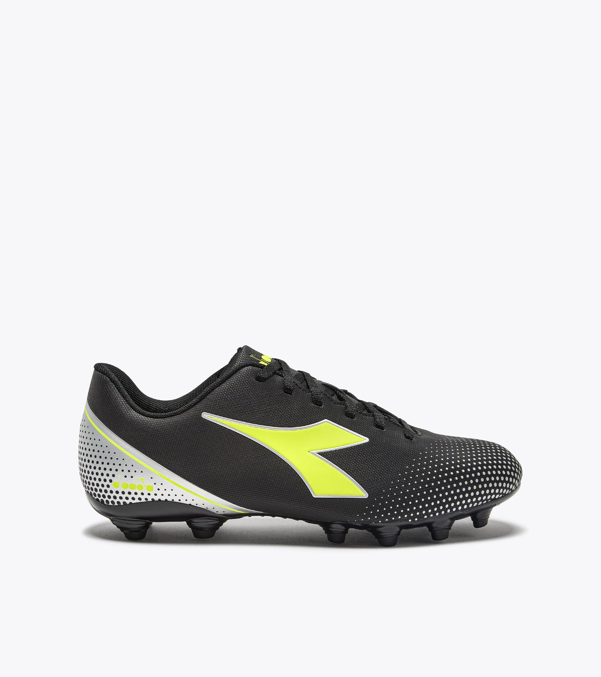 Diadora Pichichi 7 Mg14 Black/Yellow Fl Dd/Silver