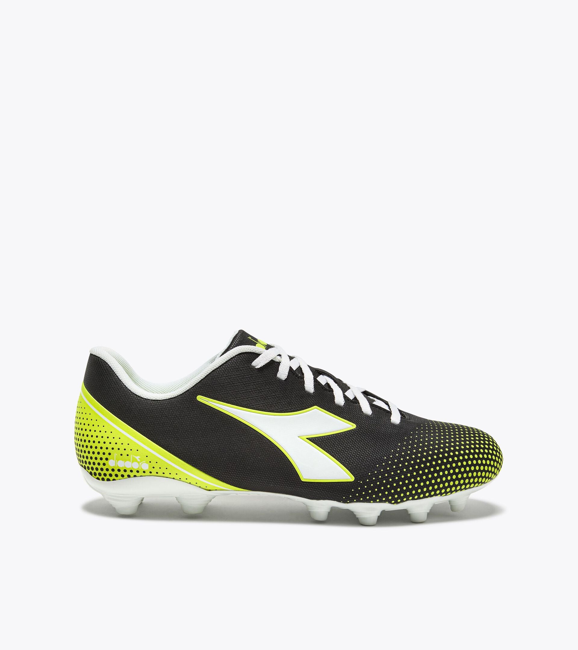 Diadora Pichichi 7 Mg14 Black/White/Yellow Fl Dd