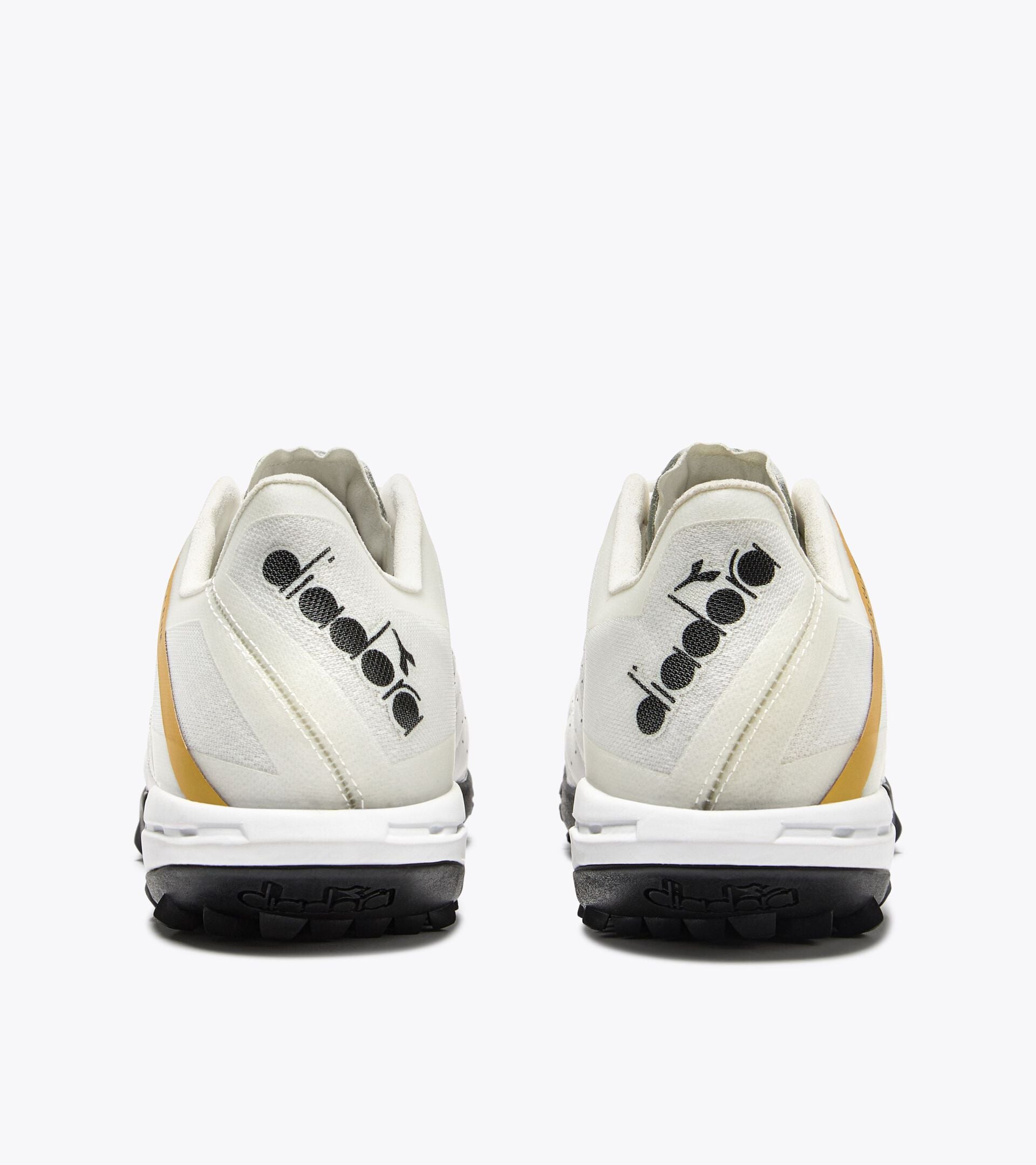 Diadora Brasil Sala Elite Tf White/Black/Metallic Gold