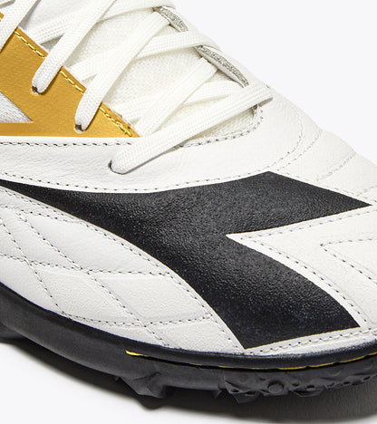 Diadora Brasil Sala Elite Tf White/Black/Metallic Gold